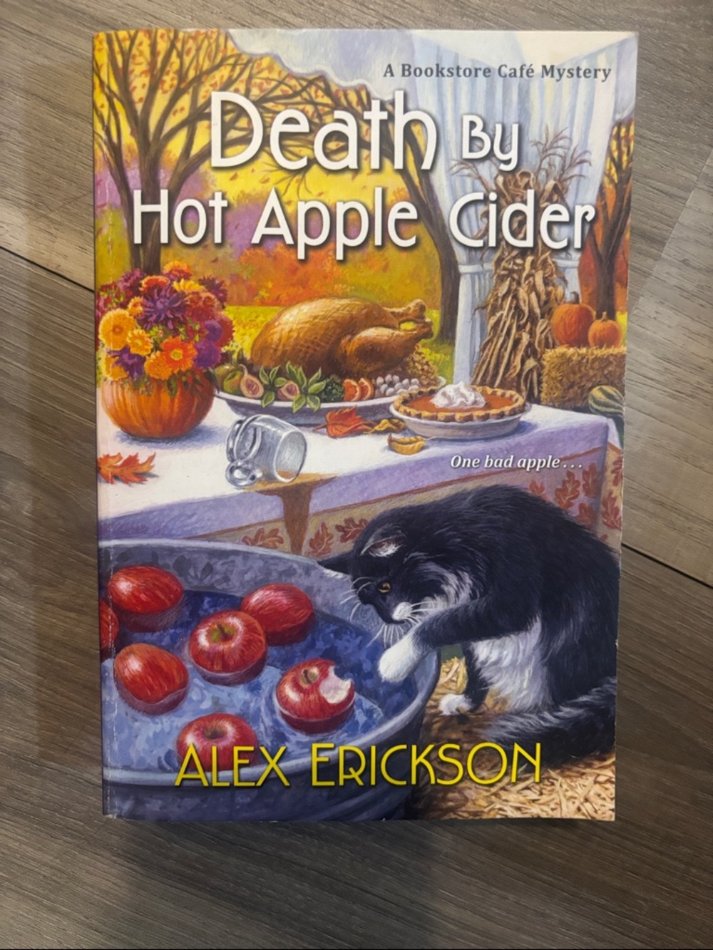 Death By Hot Apple Cider by Alex Erickson - Autumn Cozy Mystery